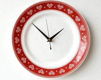 Ceramic Plate Clock | Etsy UK
