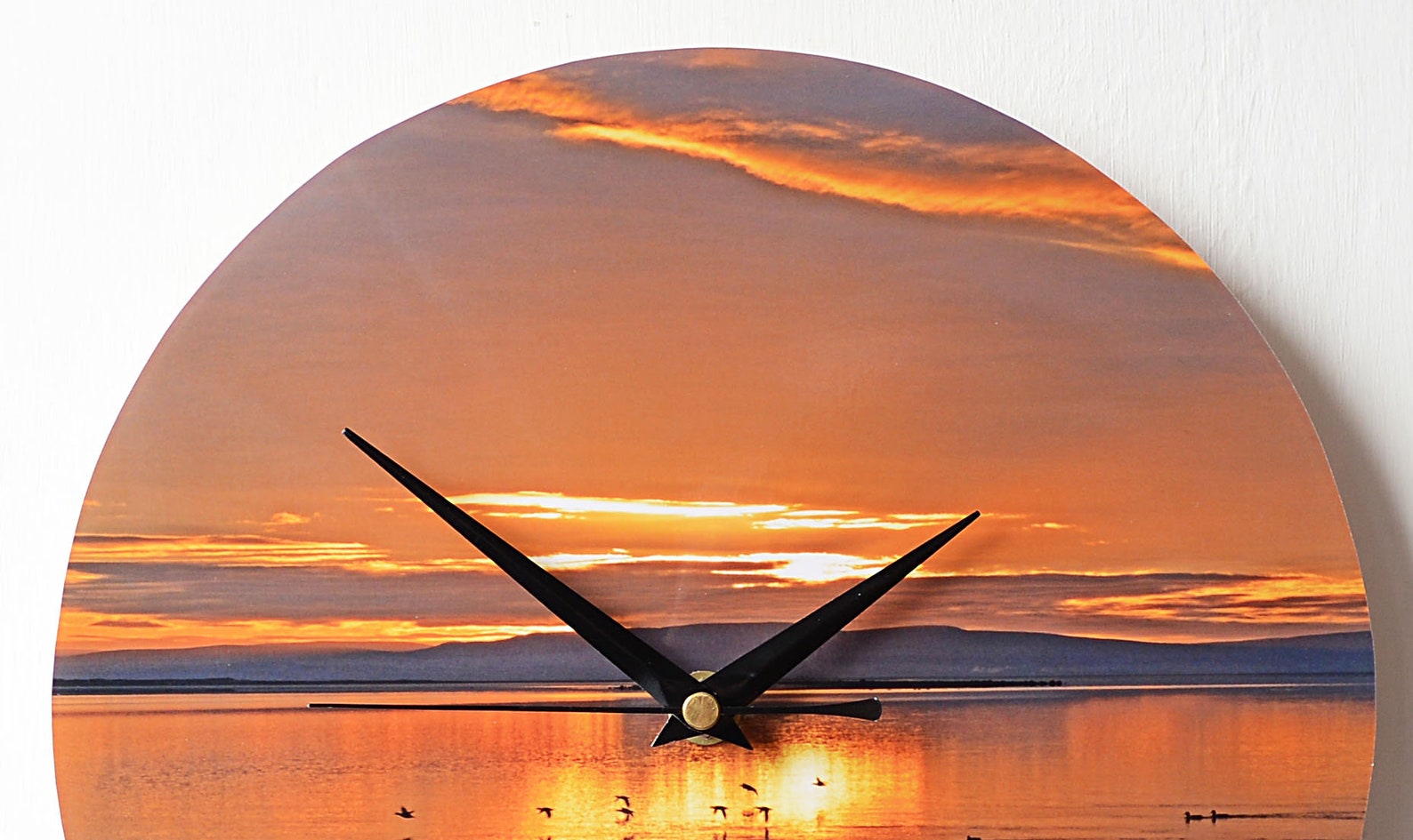 Sunrise Photo Clock Photo Wall Clock Autumn Sunrise Etsy UK