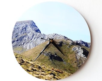 Sharp Edge Clock - Blencathra Clock - Mountains Photo Clock - Lake District - Landscape Photography - Wainwrights Gift