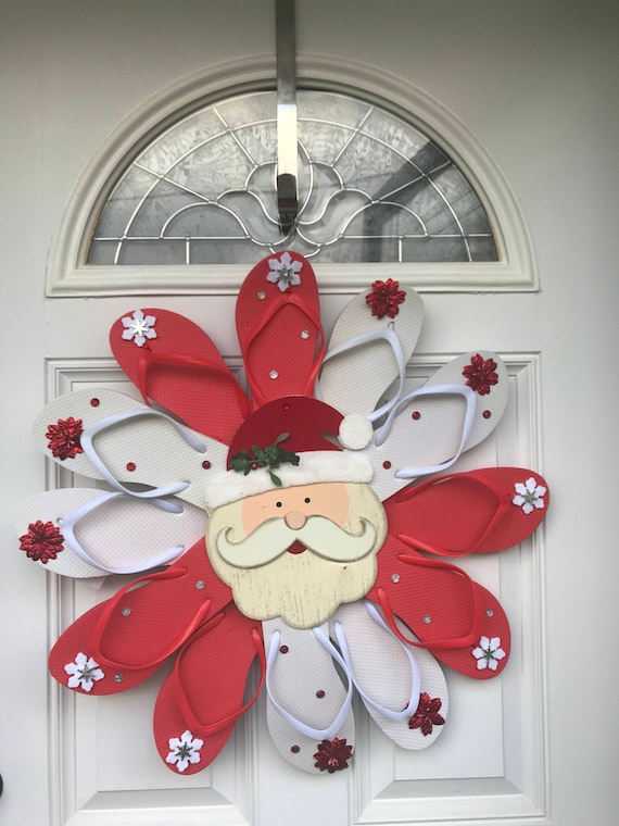 flip flop christmas wreath