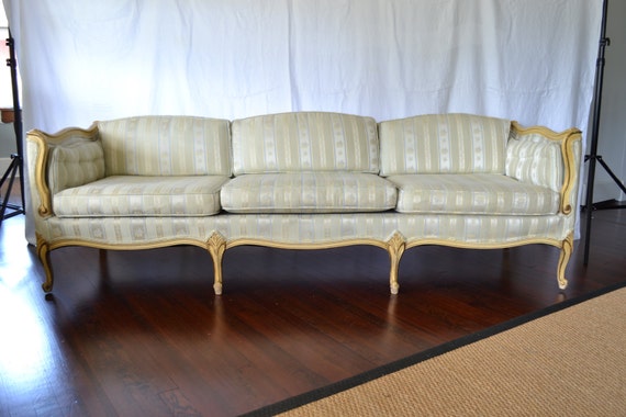 Vintage French Provincial Sofa Etsy