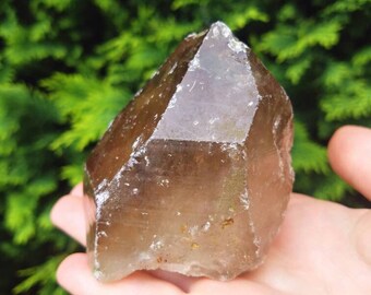 Natural Citrine Point - Smoky Citrine Crystal - A