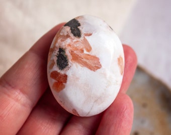 Pink Scolecite Crystal Palmstone