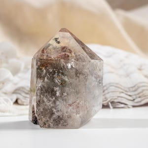 Polished Lodalite Crystal Tower - Garden Quartz - Shamanic Dream Quartz