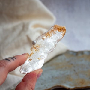 Golden Fishtail Selenite Crystal, 95mm