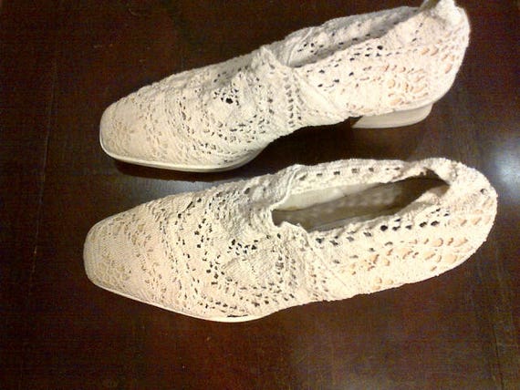 crochet lace shoes