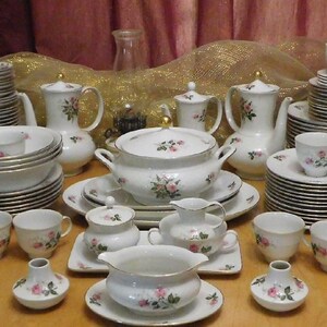 Vintage Seltmann Weiden pieces of the W. Germany Qualitats Porzellan "Annabell" Pattern China Set