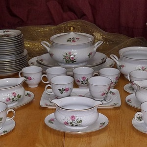 Vintage Seltmann Weiden pieces "Crown" Bavaria W. Germany Qualitats Porzellan, some "Annabell" Pattern China Set