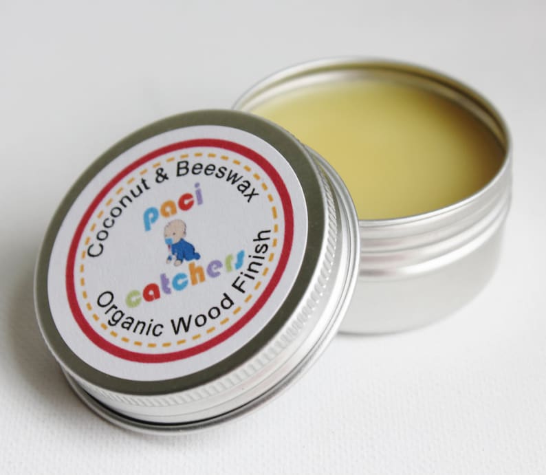 Coconut & Beeswax Organic Wood Finish Wooden Teether Sealer Etsy