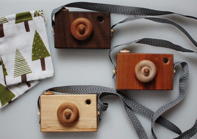 Wooden Camera Toy Camera Toy Toddler Camera Kids Toy Camera image 1