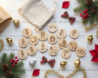 Wooden Nativity Storytelling Game
