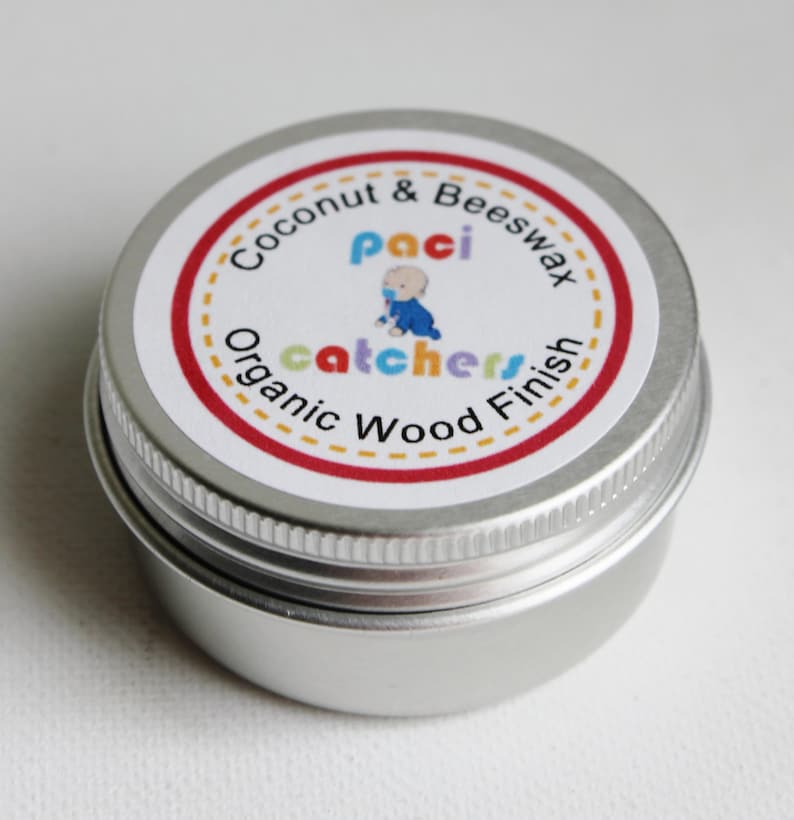 Coconut & Beeswax Organic Wood Finish Wooden Teether Sealer Etsy