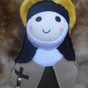 Saint Doll St. Therese Soft Stuffed Fleece Toy image 1