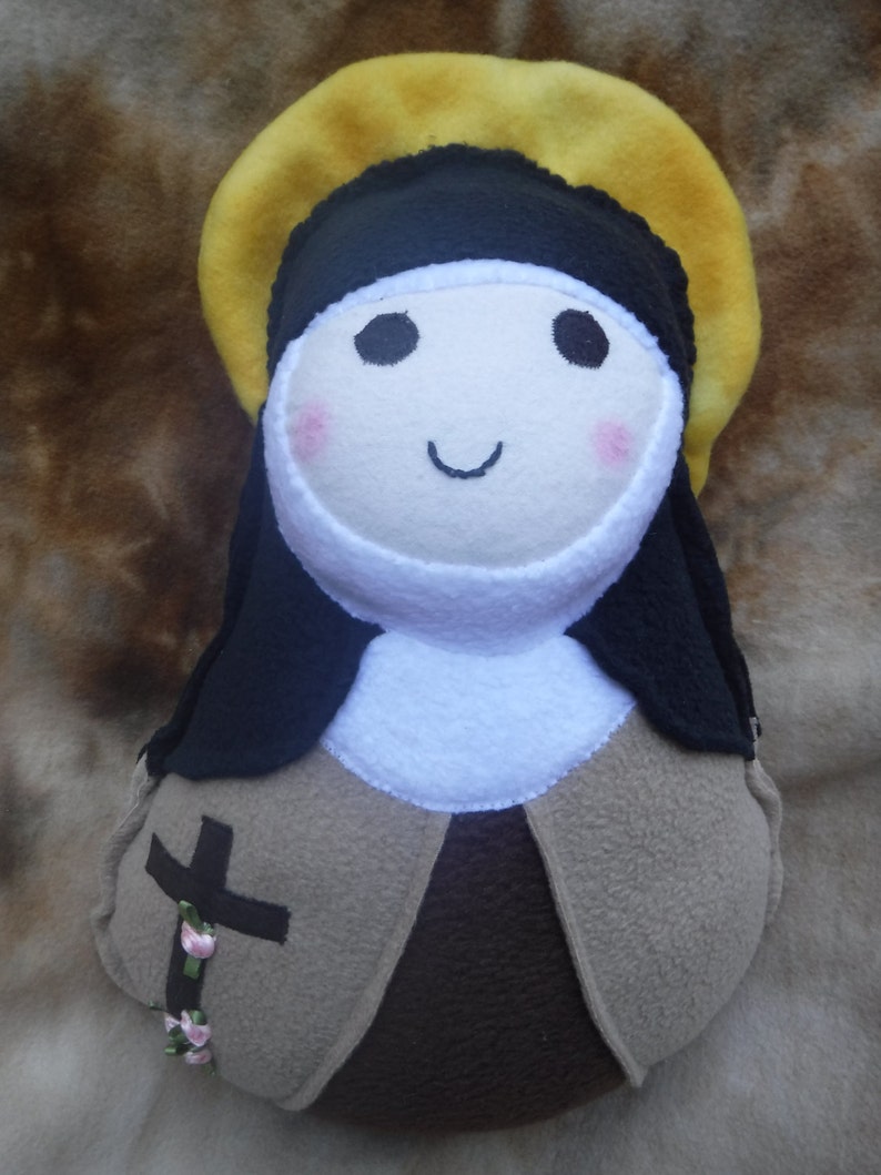 Saint Doll St. Therese Soft Stuffed Fleece Toy image 1