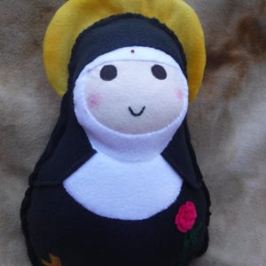 Soft Saint Doll St. Rita of Cascia Huggie