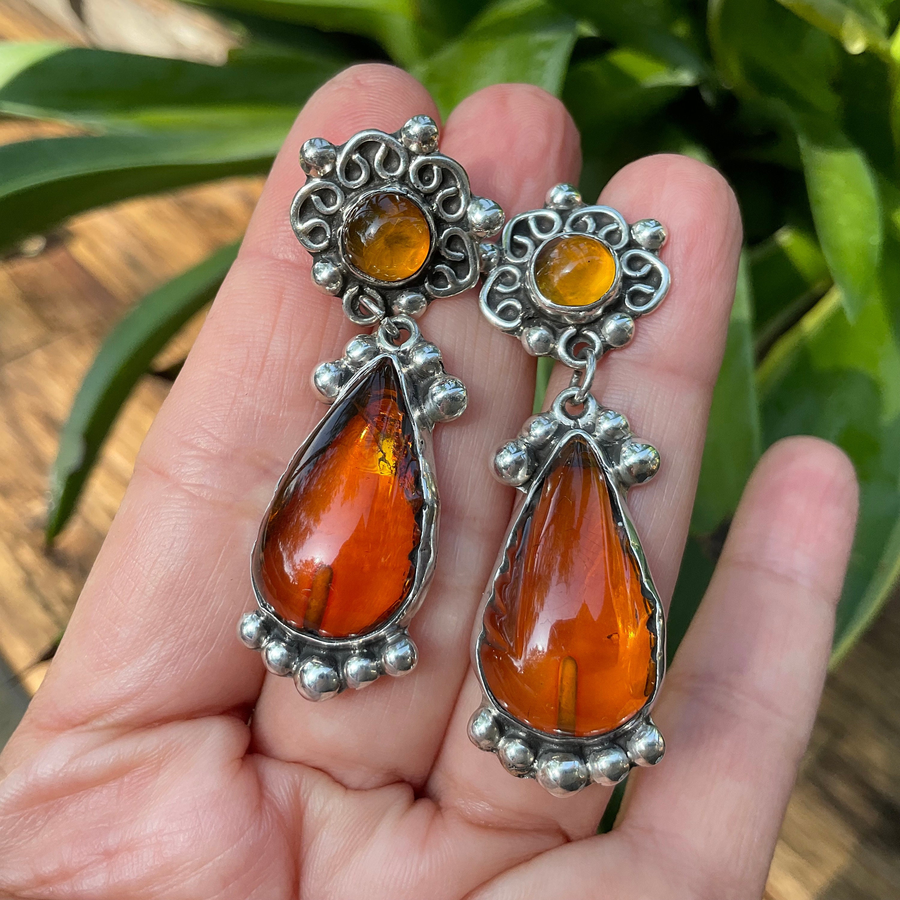 Argento, Ambra Art Déco - Anello - Markasieten. - Catawiki
