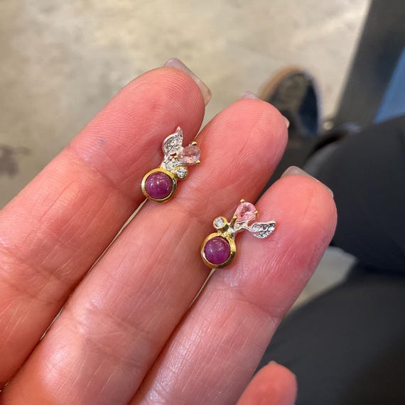 Pendientes De Plata De Ley 925 Para Niñas - Con Circonita Azul De 4 Mm Y Cierre Roscado De Seguridad, Hipoalergénicos