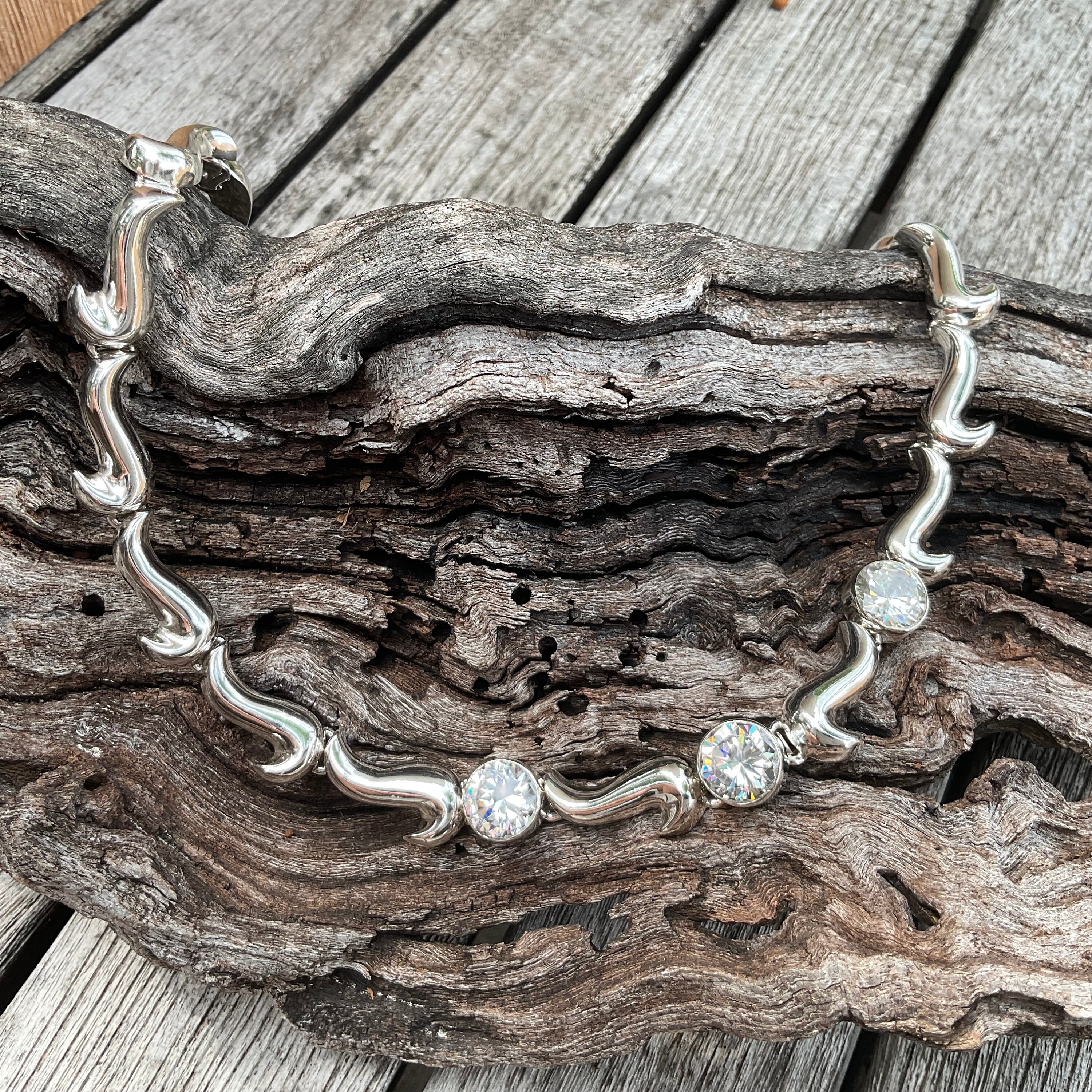 Sterling Silver Vintage Taxco Statement Necklace Collar - Etsy