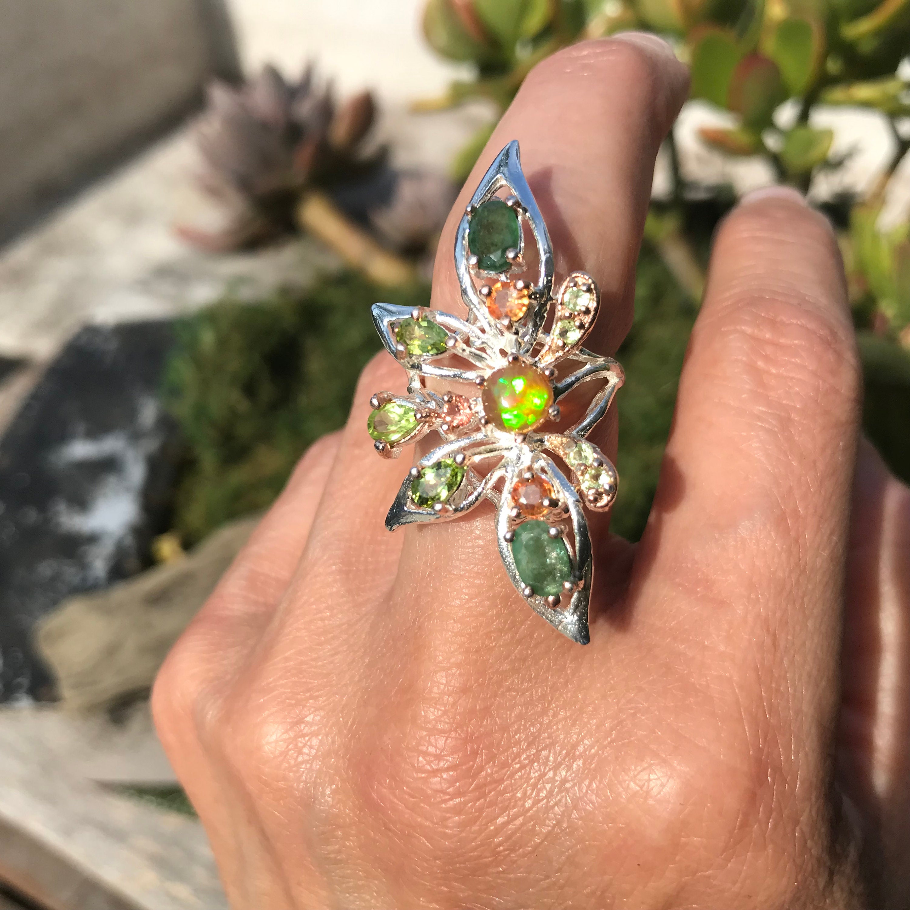 Anillos De Mariposa Para Mujer Brazalete De Anillo De Mariposa Gótica