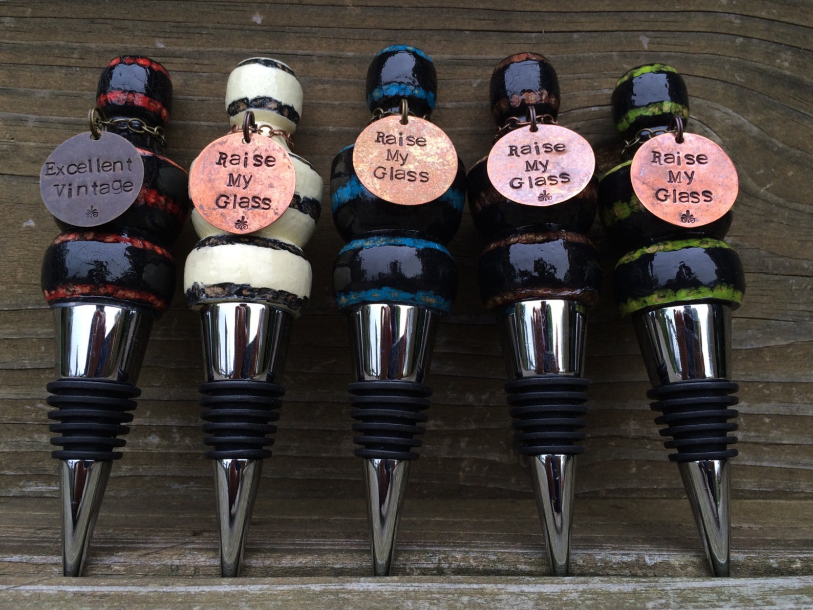 Custom Wine Stopper.wine Enthusiast. Wine Lover.unique Wine Etsy