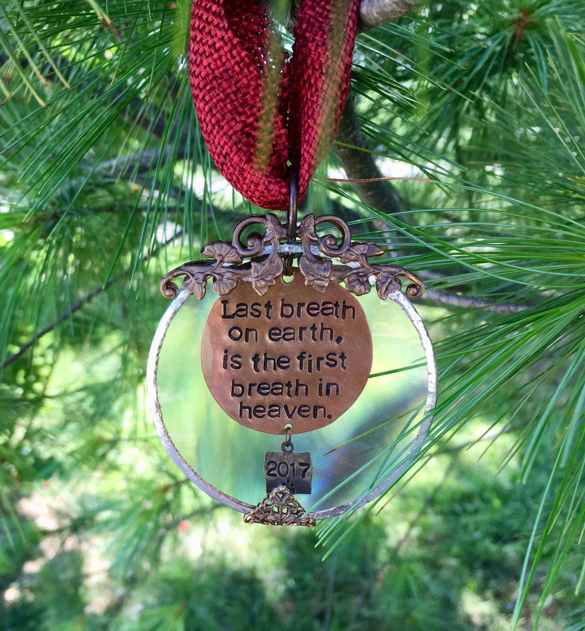Personalized Christmas Ornament. Loss of a Loved One. Memorial Etsy