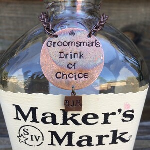 Groomsmen Gift.liquor Decanter Tag Label.copper.groomsmen - Etsy