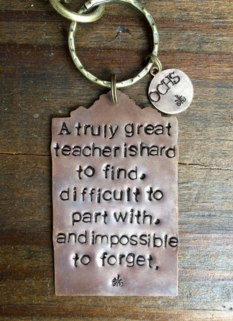 Teacher Key Chain. Gift for Teacher Boss Mentor Doctor. Etsy