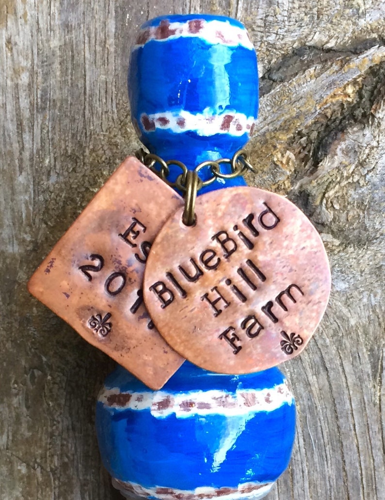 Personalized Custom Wine Stopper.handstamped Message.wine Etsy