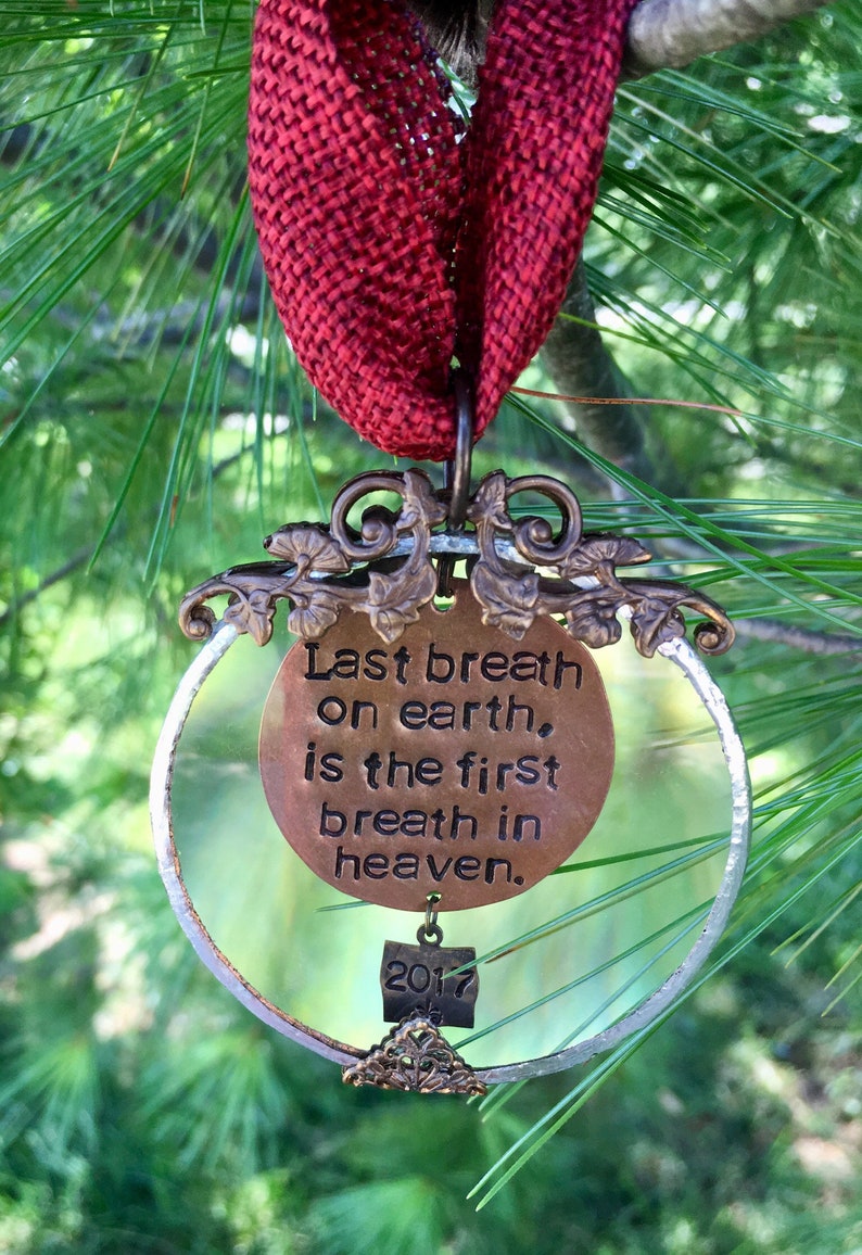 Personalized Christmas Ornament. Loss of a Loved One. Memorial Etsy