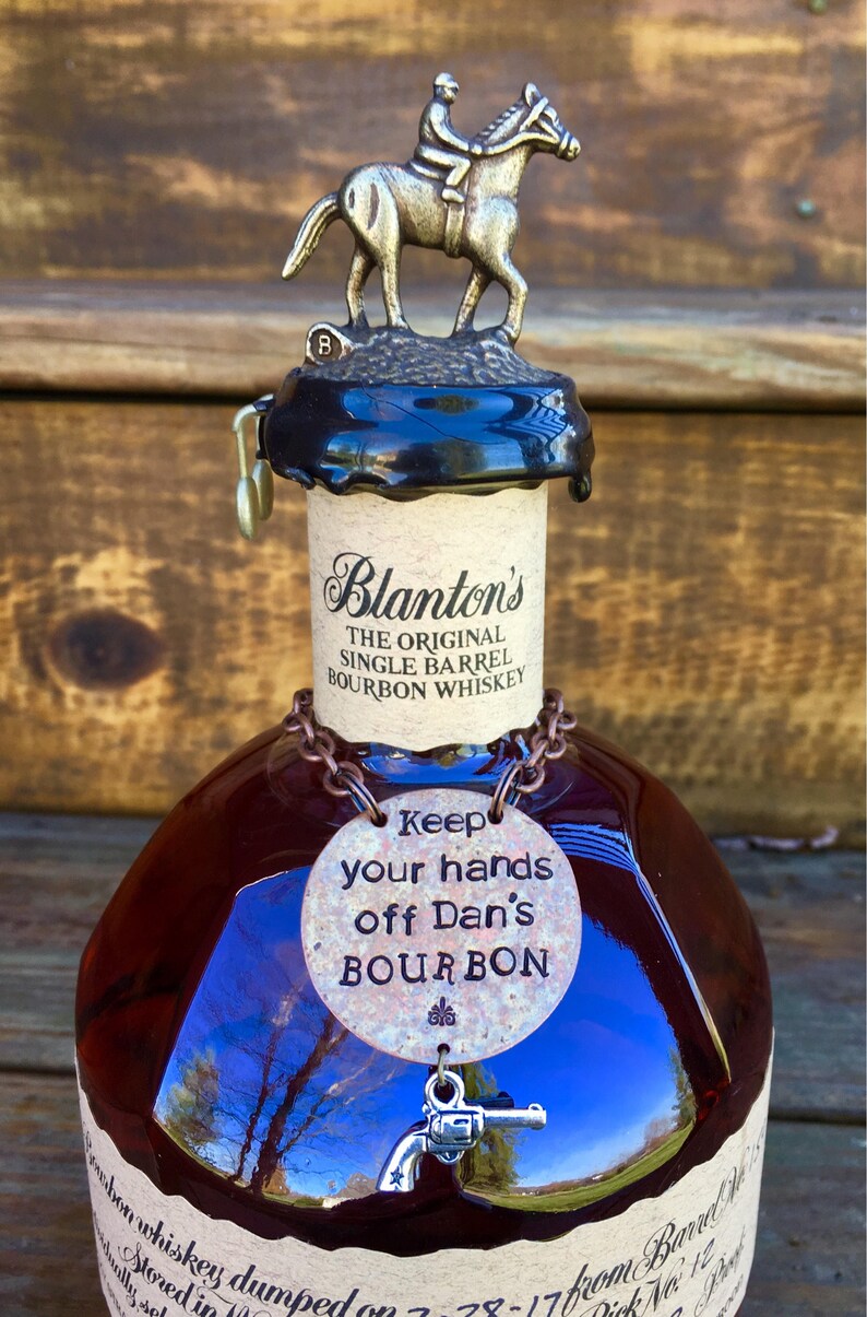 Bourbon Label Tag Bottle Liquor Decanter. Bourbon Lover Gift. Etsy