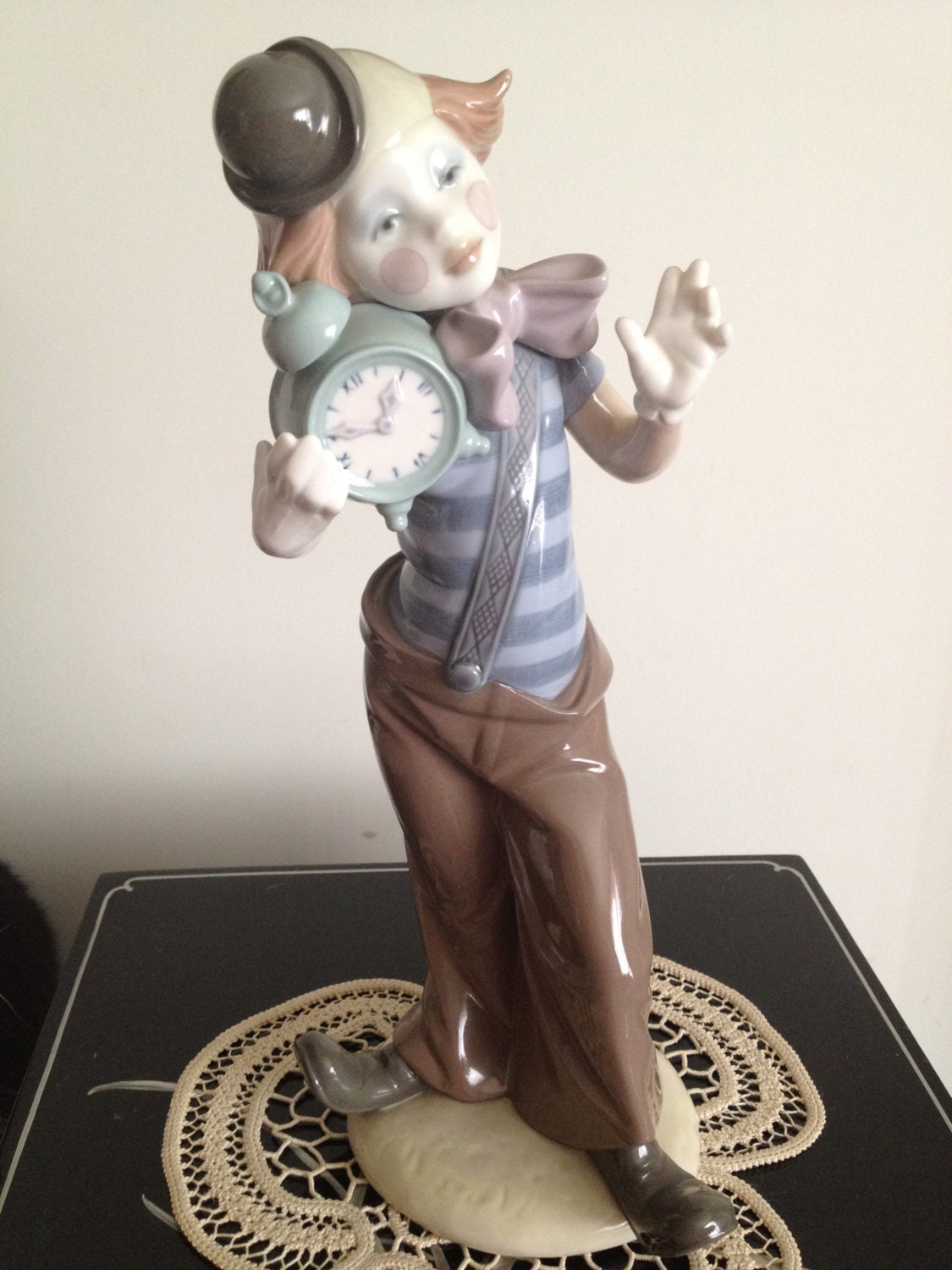 Lladro Clown With Alarm Clock 5056 Retired Rare Etsy UK