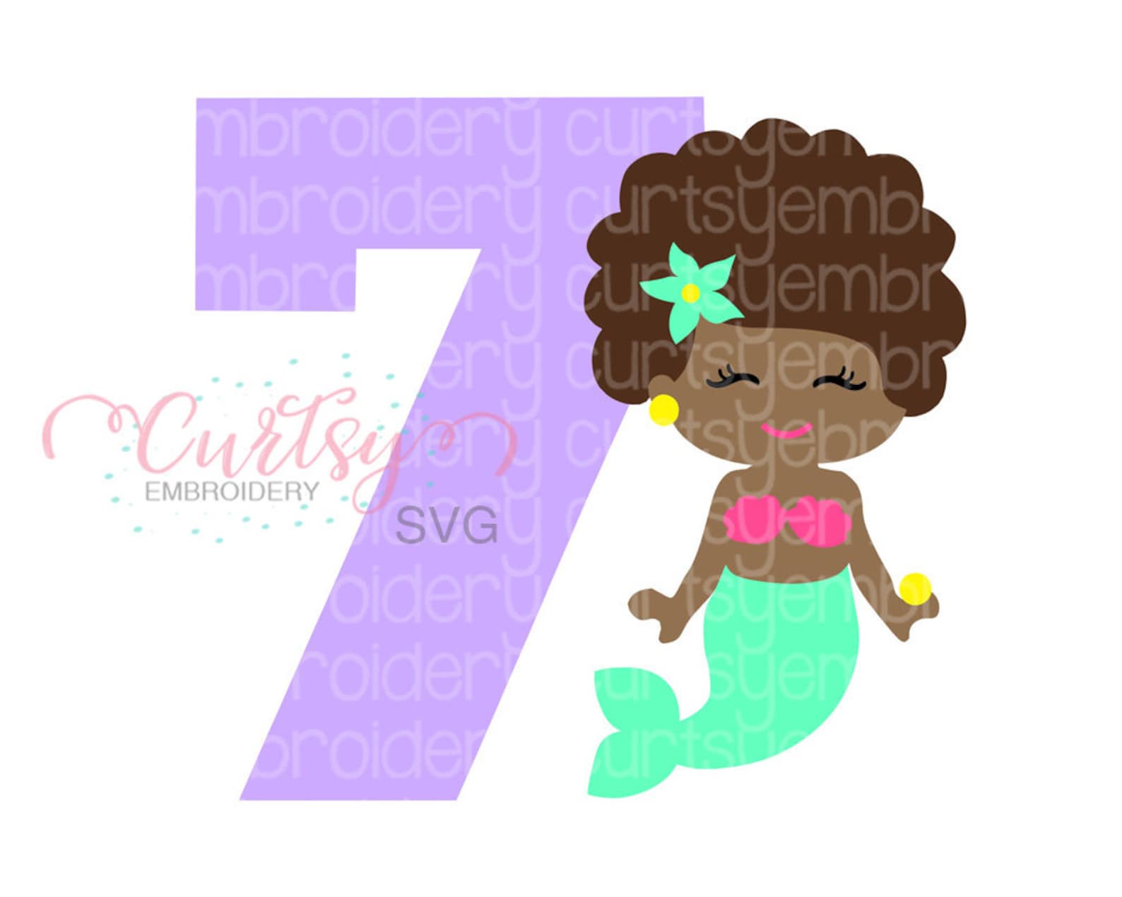Free Free 167 Mermaid Birthday Card Svg SVG PNG EPS DXF File