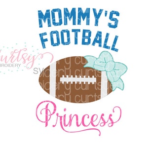 Mommy's Football Princess SVG / Football Princess Cutting File / Football clipart / Football  for Cricut / Football Princess for Silhouette