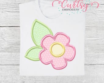 Flower Applique Embroidery Design / Flower Applique Embroidery Pattern / Cute Flower Applique / Flower Embroidery Design / Flower Pattern