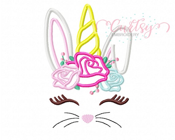Download Easter Applique Design / Easter Unicorn Applique Design ...
