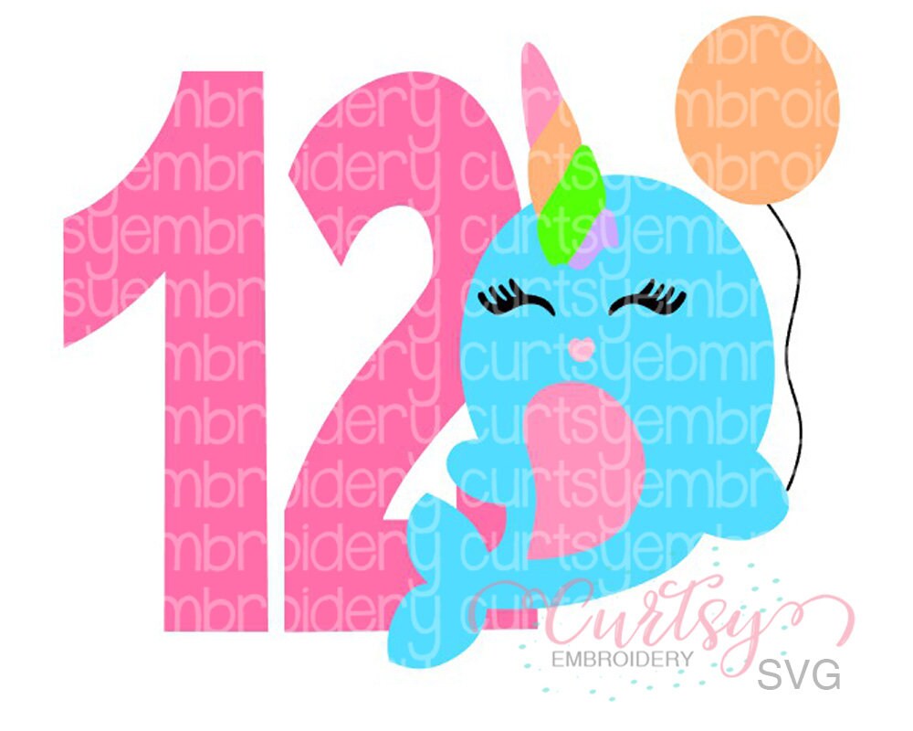 Download Narwhal svg / Narwhal design file / Cute Narwhal svg / | Etsy