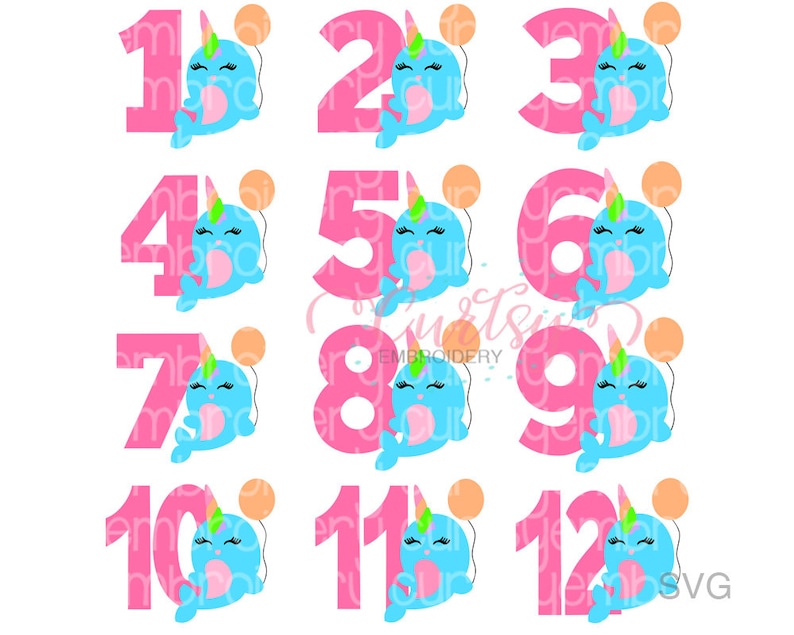 Free Free Narwhal Birthday Svg 592 SVG PNG EPS DXF File