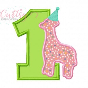 Animal Cracker Applique Design / Animal Cracker Applique Embroidery Design / 1st Birthday Applique Design / First Birthday Embroidery