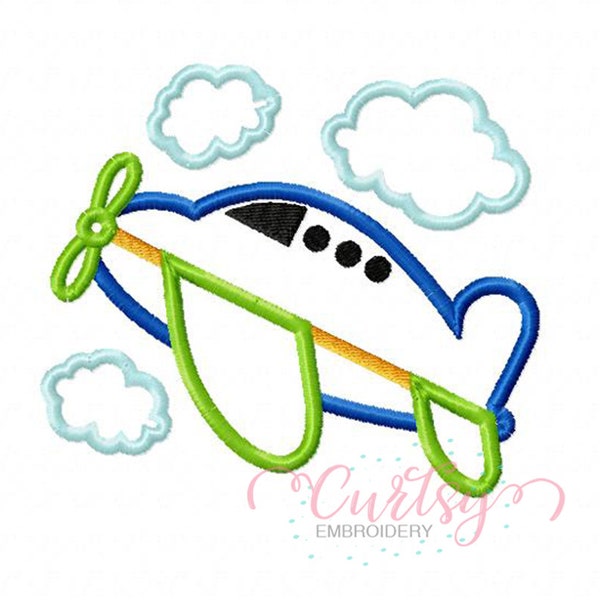 Plane Applique Design / Plane Embroidery Design / Plane Applique / Airplane Applique / Boy Applique Designs / Embroidery Design for Boys