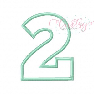 Diseño de dos apliques / Diseño de bordado para segundo cumpleaños / Diseño de bordado para segundo cumpleaños / 2 apliques / Dos apliques / Patrón para segundo cumpleaños imagen 7