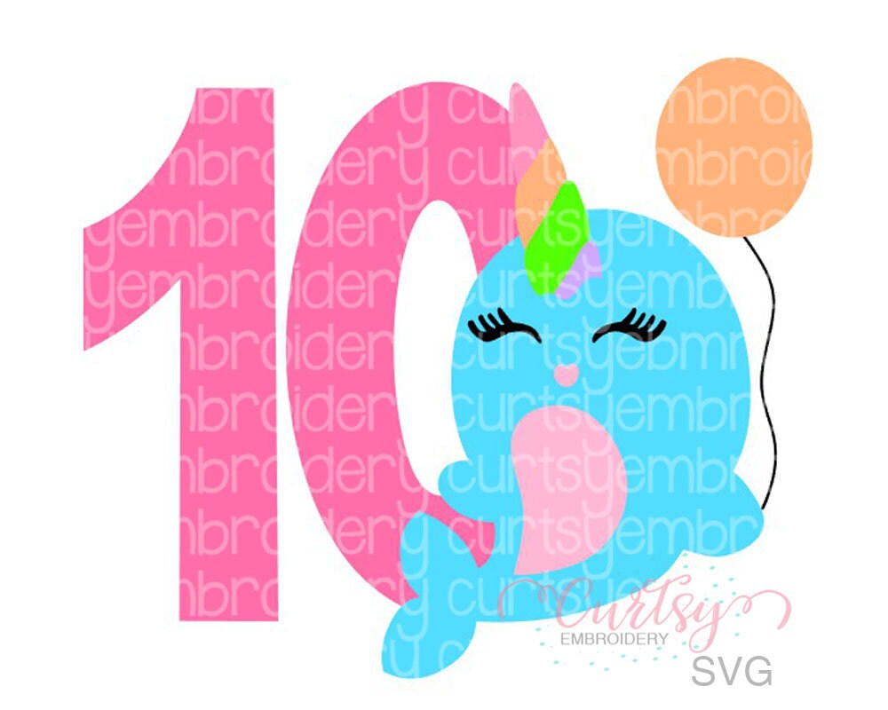 Free Free Narwhal Birthday Svg 592 SVG PNG EPS DXF File