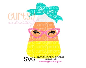Candy Corn SVG Cutting Design, Halloween SVG, Cute Candy SVG Cutting File