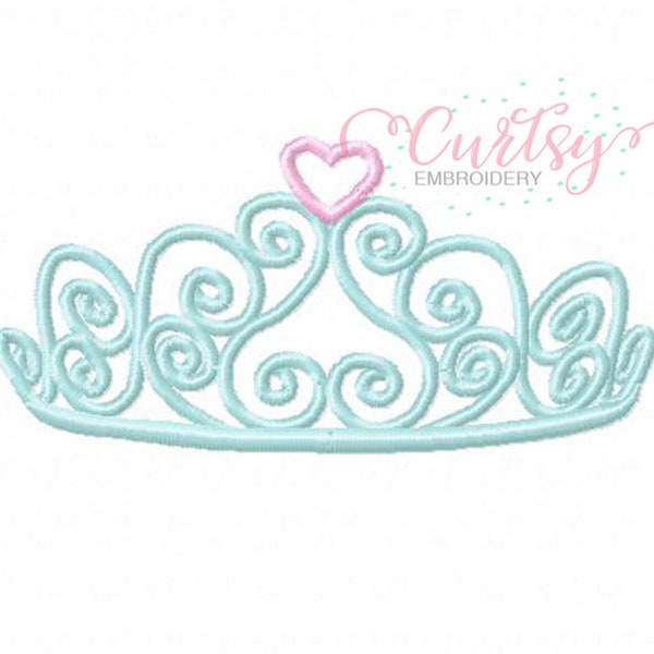 Crown Embroidery Design / Tiara Embroidery Design / Princess Crown Embroidery Design / Crown Embroidery / Princess Crown / Princess Tiara