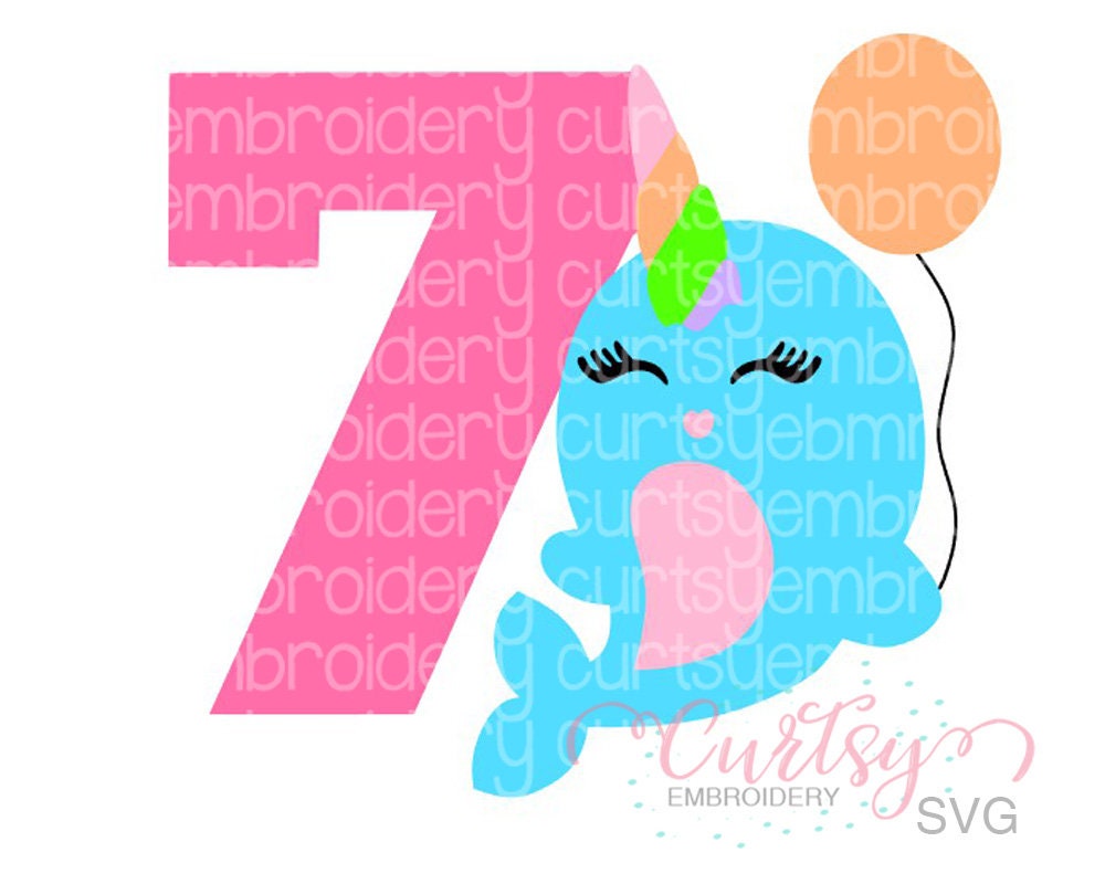 Download Narwhal Birthday Svg
