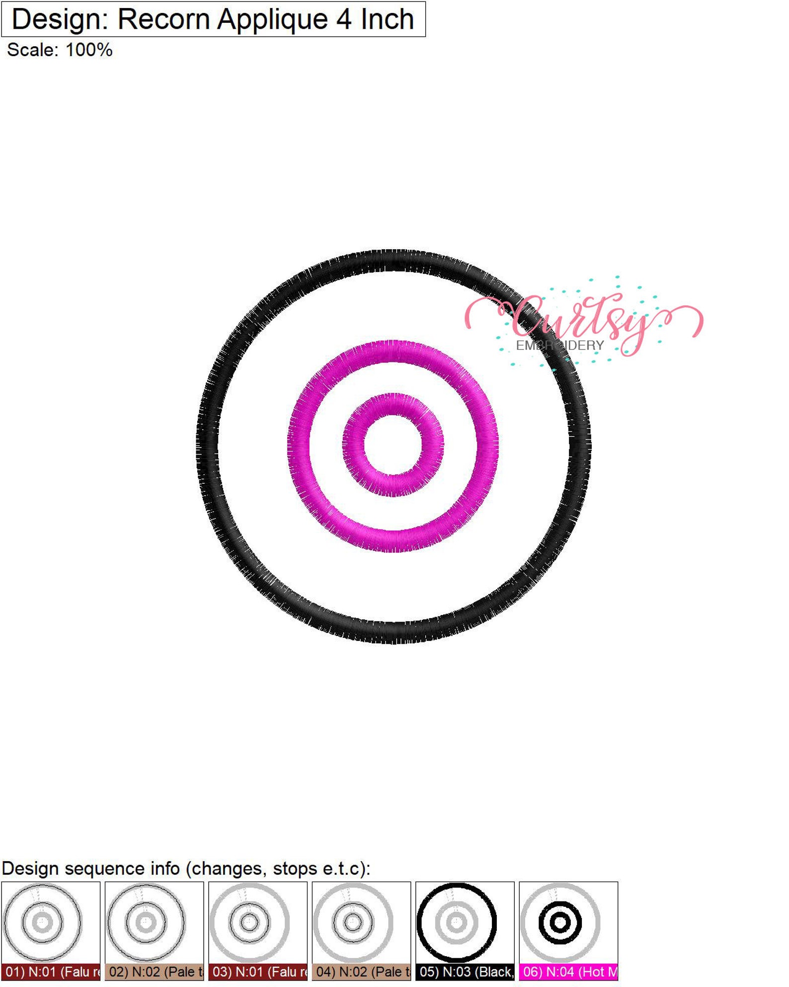 Record Applique / Record Embroidery Design / Poodle Skirt Etsy