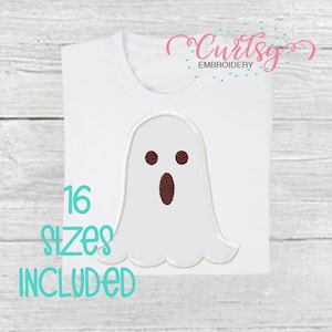 Ghost Applique Design / Ghost Embroidery / Halloween Applique / Halloween Embroidery / Halloween Ghost Applique Design / Scary Ghost