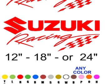 SUZUKI Racing replacement stickers die cut decals aufkleber pegatina autocollant