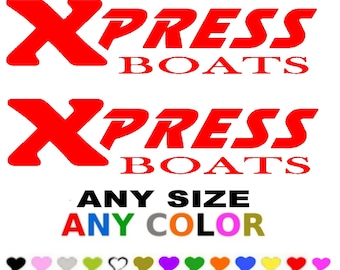 Xpress Boat Decals - Etsy