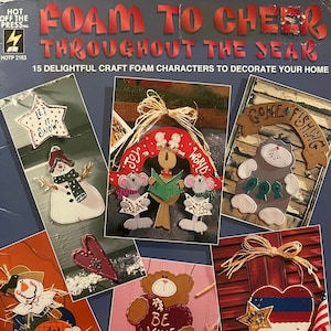 Foam to Cheer Throughout the Year (15 Delightful Craft Foam Characters to Decorate Your Home)