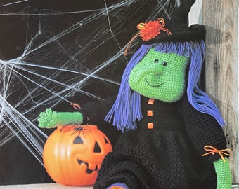 Tricksie the Witch - CROCHET PATTERN - Digital